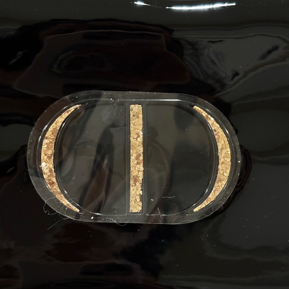 *NWOT*Christian Dior Lacquer Glitter Accent Cosmetic Pouch